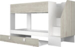 Trasman Kids Easy Bunkbed with Staircase The Home and Office Stores