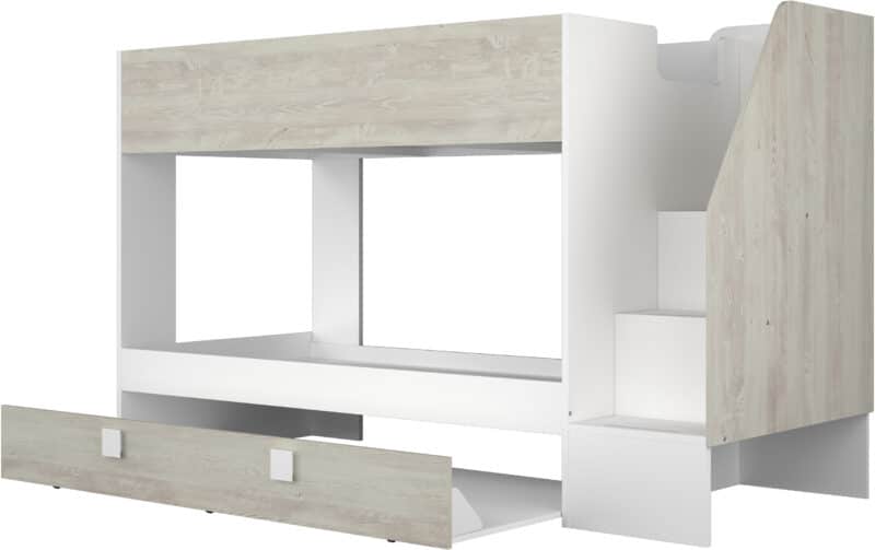 Trasman Kids Easy Bunkbed with Staircase The Home and Office Stores