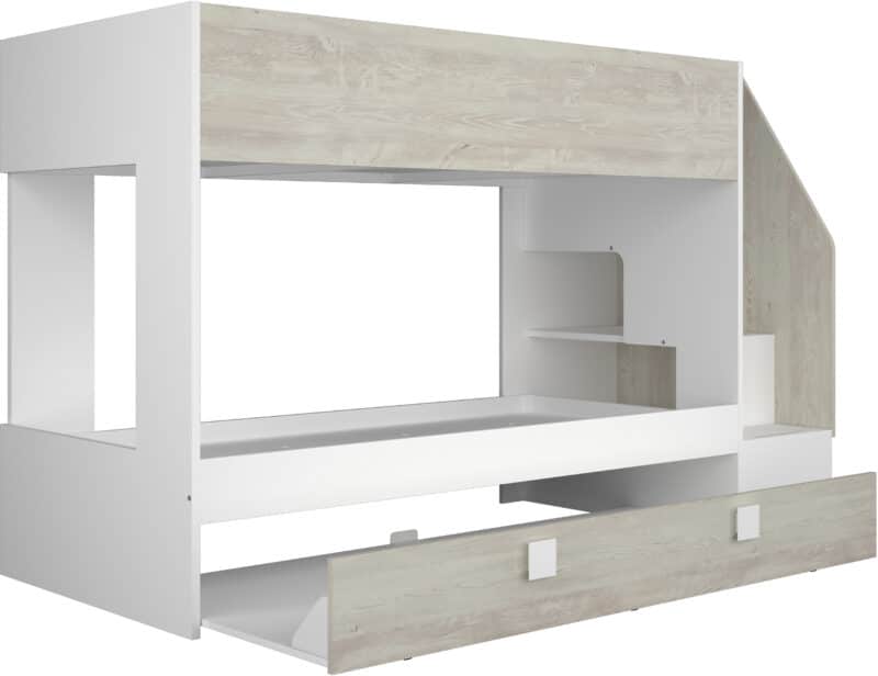Trasman Kids Easy Bunkbed with Staircase The Home and Office Stores