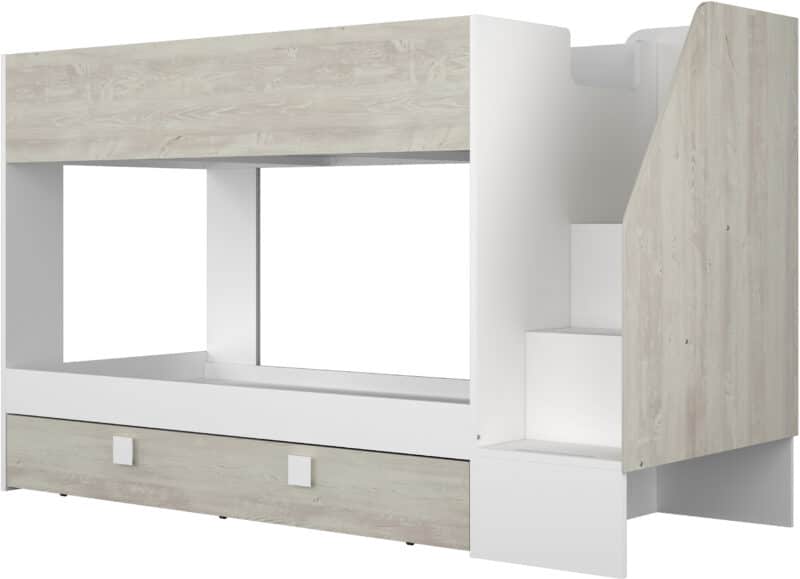 Trasman Kids Easy Bunkbed with Staircase The Home and Office Stores