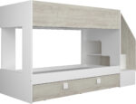 Trasman Kids Easy Bunkbed with Staircase The Home and Office Stores