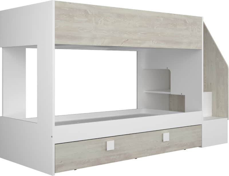 Trasman Kids Easy Bunkbed with Staircase The Home and Office Stores