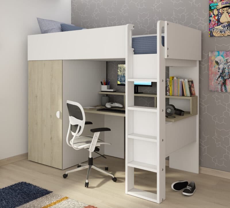 Trasman Kids Flow high sleeper bed