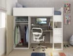 Trasman Kids Flow High Sleeper Bed The Home and Office Stores