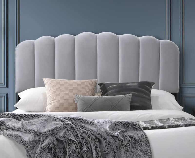 Flintshire Furniture Hope Grey Fabric Bed The Home and Office Stores