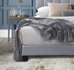 Flintshire Furniture Hope Grey Fabric Bed The Home and Office Stores