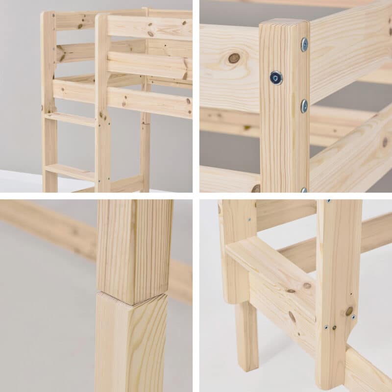 Hoppekids Shorty Bunk Bed Natural The Home and Office Stores