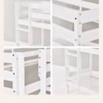 Hoppekids Shorty Bunk Bed White The Home and Office Stores