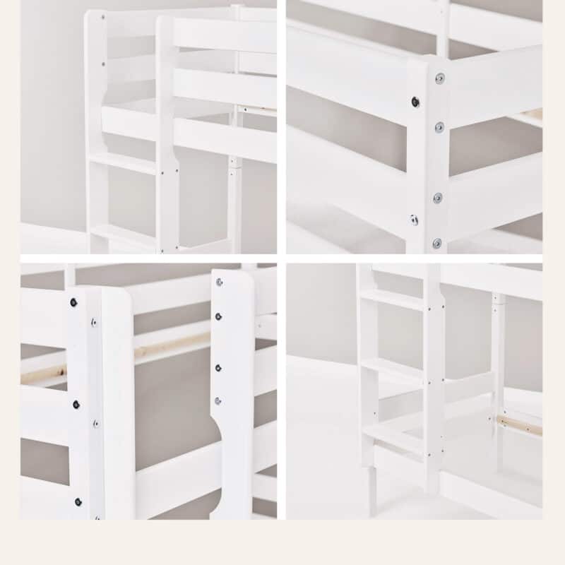 Hoppekids Shorty Bunk Bed White The Home and Office Stores