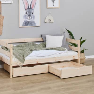Hoppekids Shorty Daybed with Drawers Natural