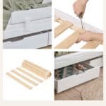 Hoppekids Shorty Daybed with Safety Rail Drawers White The Home and Office Stores