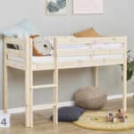 Hoppekids Shorty mid sleeper bed natural