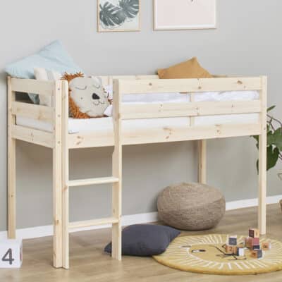 Hoppekids Shorty mid sleeper bed natural