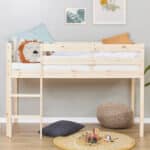 Hoppekids Shorty Mid Sleeper Bed Natural The Home and Office Stores