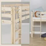 Hoppekids Shorty Mid Sleeper Bed Natural The Home and Office Stores