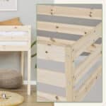 Hoppekids Shorty Mid Sleeper Bed Natural The Home and Office Stores