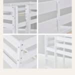 Hoppekids Shorty Mid Sleeper Bed White The Home and Office Stores