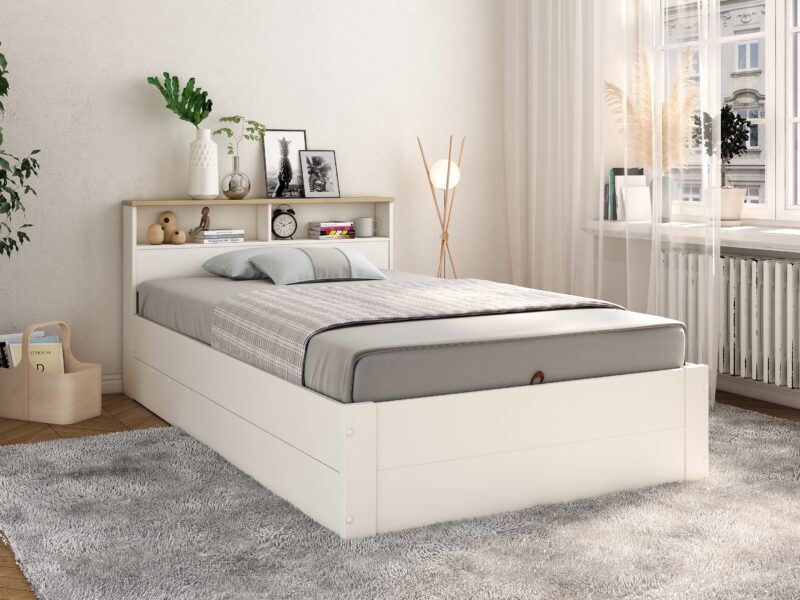 Kids Avenue Heritage ottoman small double storage bed