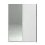 Parisot Swing 150cm White Mirrored Wardrobe The Home and Office Stores