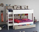 Parisot Tam Tam 3 bunk bed with storage drawer