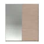 Parisot Swing 180cm Oak Mirrored Wardrobe The Home and Office Stores