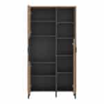 Furniture To Go Arundel Oak 2 Door Display Cabinet The Home and Office Stores