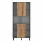 Furniture To Go Darwin 2 Door Bookcase The Home and Office Stores
