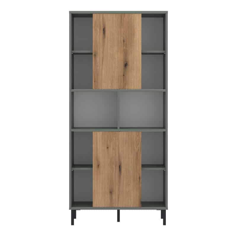 Furniture To Go Darwin 2 Door Bookcase The Home and Office Stores