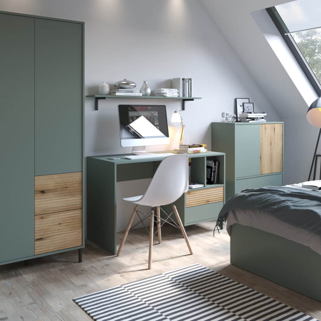Discover Our Darwin Green & Oak Furniture Range