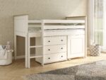 Kids Avenue Heritage Mid Sleeper Bed 2 With Pull Out Desk & Drawers The Home and Office Stores