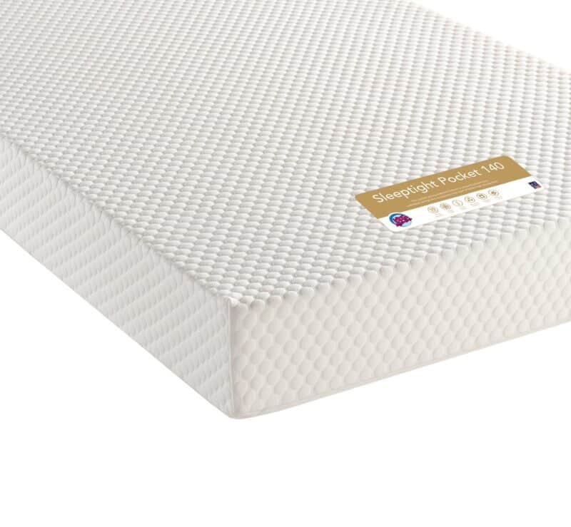 kids avenue sleeptight pocket mattress 140x190cm