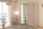 parisot_swing_150cm_oak_mirrored_wardrobe
