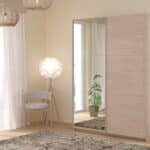Parisot Swing 150cm Oak Mirrored Wardrobe