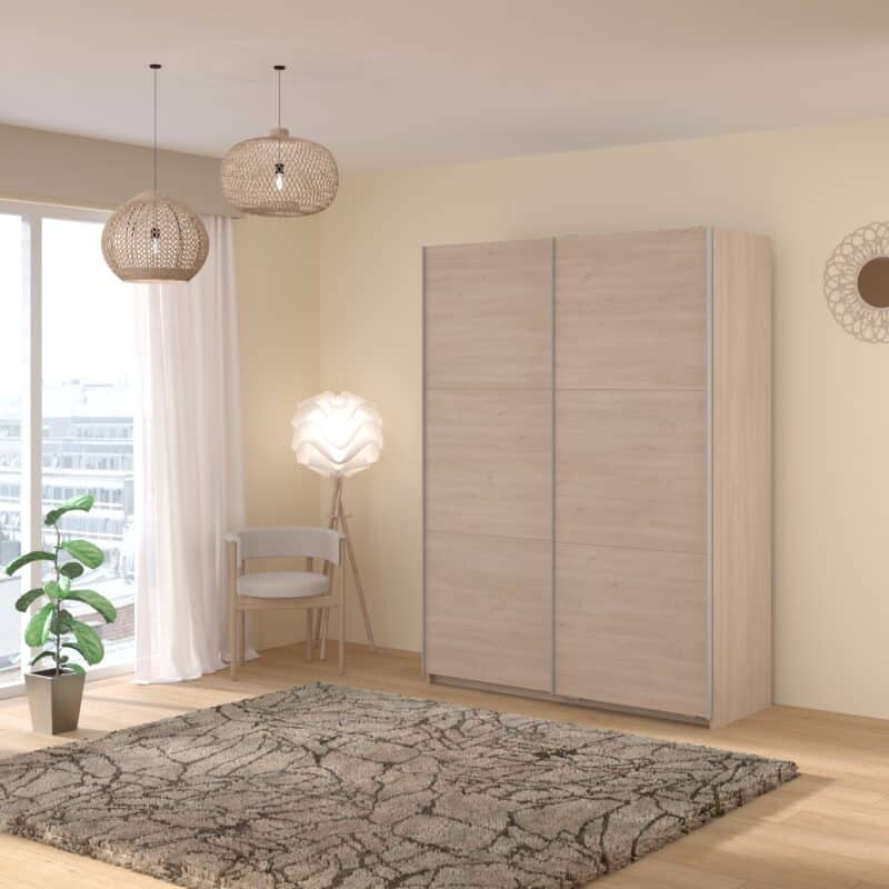 Parisot Swing 150cm Oak Wardrobe The Home and Office Stores