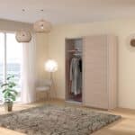 Parisot Swing 150cm Oak Wardrobe The Home and Office Stores