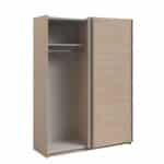 Parisot Swing 150cm Oak Wardrobe The Home and Office Stores