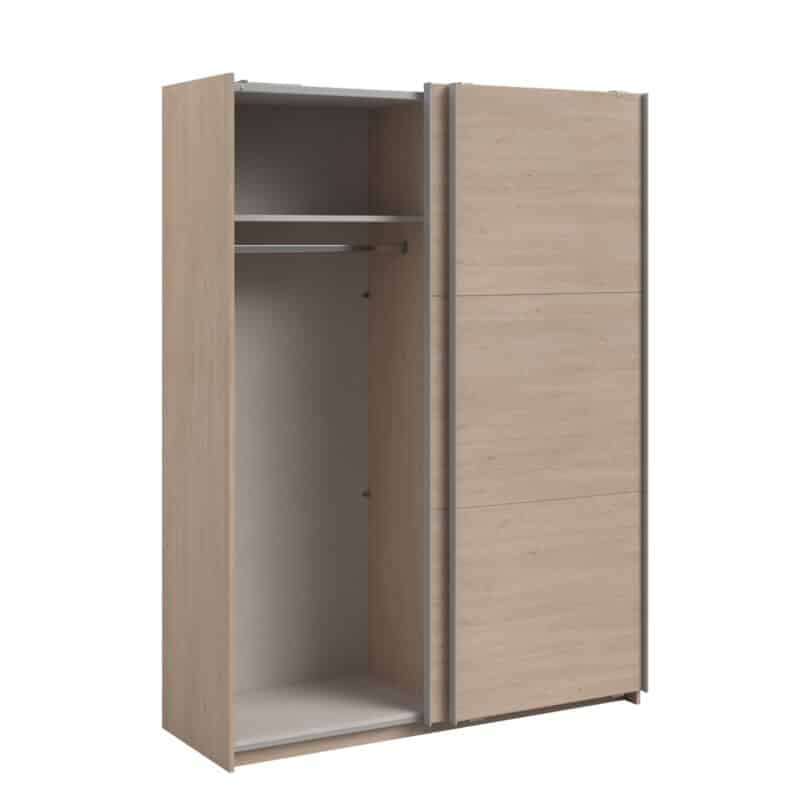 Parisot Swing 150cm Oak Wardrobe The Home and Office Stores