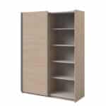 Parisot Swing 150cm Oak Wardrobe The Home and Office Stores