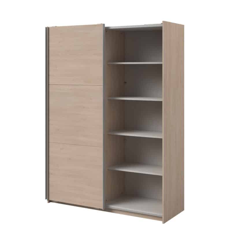 Parisot Swing 150cm Oak Wardrobe The Home and Office Stores