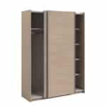Parisot Swing 150cm Oak Wardrobe The Home and Office Stores