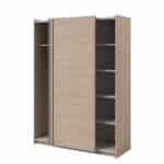 Parisot Swing 150cm Oak Wardrobe The Home and Office Stores