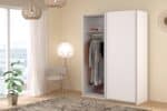 Parisot Swing 150cm White Wardrobe The Home and Office Stores