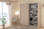 Parisot Swing 180cm Oak Wardrobe The Home and Office Stores