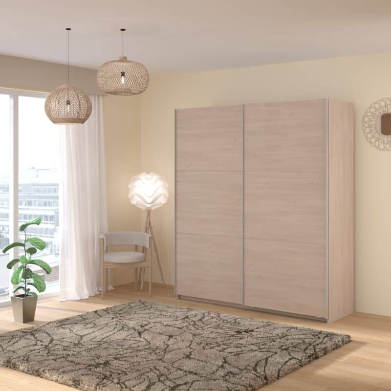 Parisot Swing 180cm Oak Wardrobe The Home and Office Stores