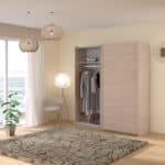 Parisot Swing 180cm Oak Wardrobe The Home and Office Stores