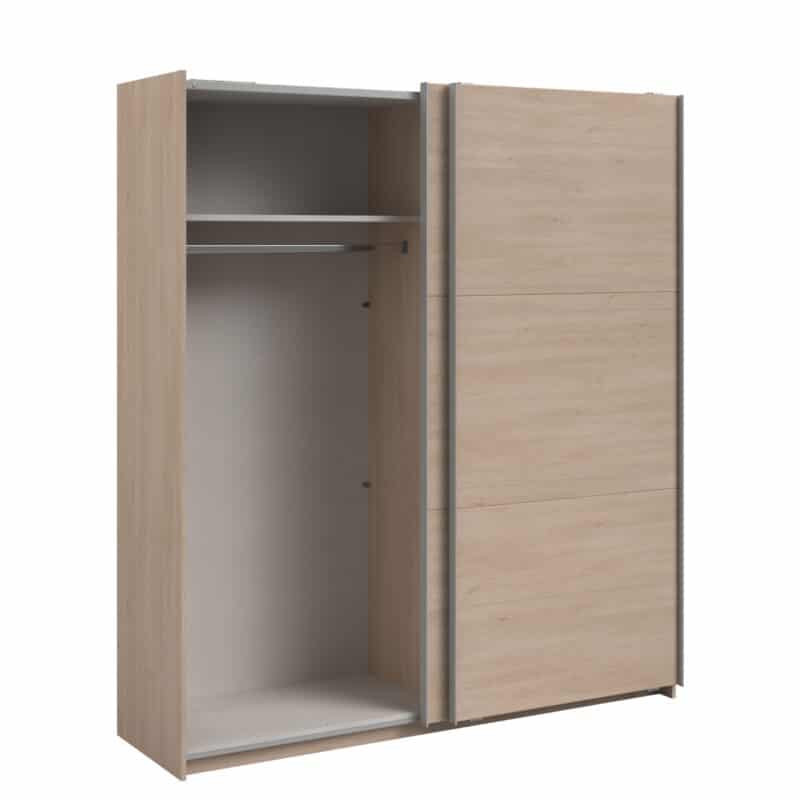 Parisot Swing 180cm Oak Wardrobe The Home and Office Stores