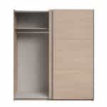 Parisot Swing 180cm Oak Wardrobe The Home and Office Stores
