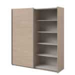Parisot Swing 180cm Oak Wardrobe The Home and Office Stores