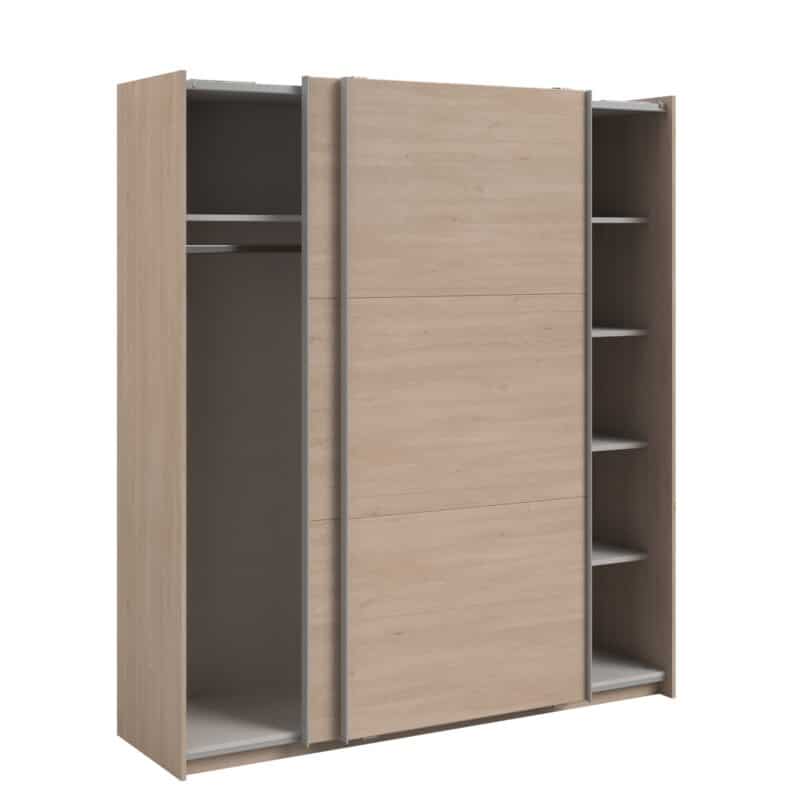 Parisot Swing 180cm Oak Wardrobe The Home and Office Stores
