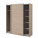 Parisot Swing 180cm Oak Wardrobe The Home and Office Stores